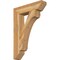 Ekena Millwork Legacy Slat Rough Sawn Bracket, Western Red Cedar, 6"W x 28"D x 40"H BKT06X28X40LEC06RWR - alternate 1
